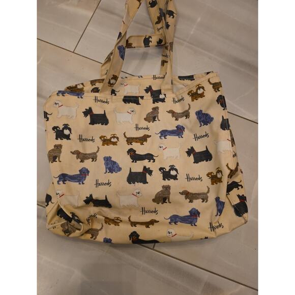 Harrods Iconic Dog Small Tote Bag - Picture 3 of 16